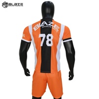 Custom dewasa disesuaikan Jersey pakaian Camisa De waktu peralatan sepak bola penuh setelan sepak bola Kit Set jersey sepak bola