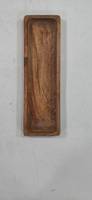 Plateau de service carré jetable en bois de manguier écologique, planche en bois, passe au lave-vaisselle, assiette à dessert pour cadeaux