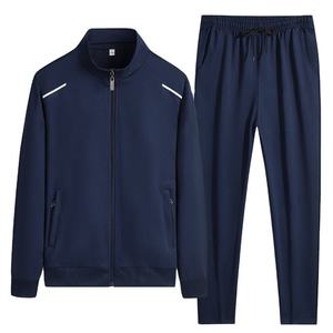 Premium Men Athletic Tracksuit <b>Lightweight</b> <b>Running</b> Training Suit Stretch Fabric Sports <b>Jacket</b> and Pants Set - Product Image 2