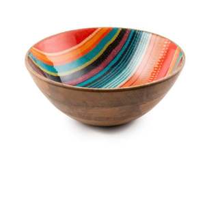 Tazón para Ensalada de Madera de Acacia Ecológico, Grande, Hecho a Mano, Redondo, para Fruta y Cereales, Apto para Alimentos, Vajilla de Cocina - Product Image 4