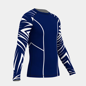 Men's Performance Rash Guard Long Sleeve <b>Compression</b> <b>Shirt</b> Breathable Workout Top USA Europe Trending Fitness Gear Top - Product Image 5