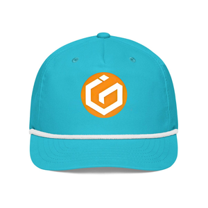 หมวกกอล์ฟ5แผงปักโลโก้และเชือกด้านหน้าปรับได้หมวกเบสบอลสำหรับชุดกีฬาและแบรนด์ - Product Image 5