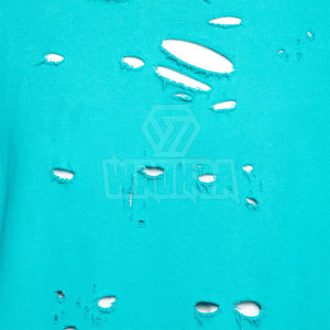 เสื้อฮู้ดดี้ผ้าคอตตอนผสมแบบดิสเทรส สวมใส่สบาย พร้อมดีเทลแฟชั่นทันสมัย เสื้อฮู้ดดี้ผู้ชายแบบดิสเทรสสำหรับใส่ลำลอง - Product Image 5