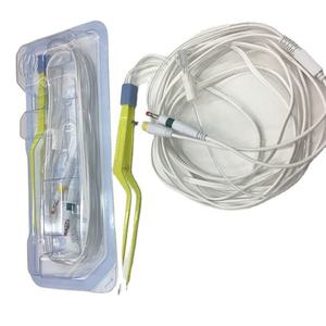 Forceps bipolaires professionnels, instrument chirurgical, couleur bleue, certifié CE, fonctionnement manuel, pour usage médical - Product Image 6