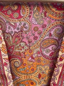 Boho Printed Paisley Wrap <b>Dress</b> Three Quarter Sleeve <b>Loose</b> Fit V Neck Midi Length <b>Summer</b> Casual Wear - Product Image 3