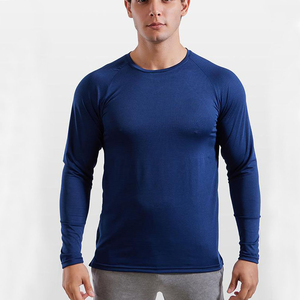 T-shirt de sport athlétique pour homme, directement de l'usine, avec logo personnalisé imprimé, anti-transpiration, coupe ajustée, fabricant de vêtements de sport - Product Image 5
