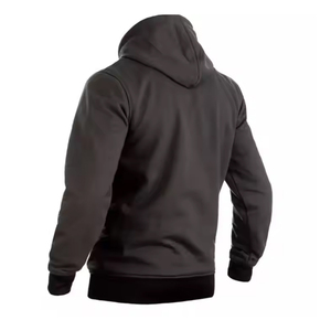 Sudadera con Capucha de Forro Polar de Algodón 100% Personalizada OEM 2025, Sudadera de Invierno para Hombre, Venta al por Mayor, MOQ Bajo, Alta Calidad, Lisa Teñida, Resistente al Viento - Product Image 5