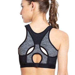 Soutien-gorge de sport complet pour femme en broderie chenille personnalisée, compression douce avec coussinets amovibles, grande taille et léger, logo frontal - Product Image 5
