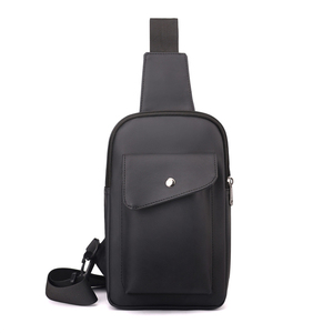 Lightweight Chest Bag With Adjustable <b>Shoulder</b> <b>Strap</b> Multiple Storage Pockets Secure Zipper Closure For Daily Carry Walking - Product Image 1