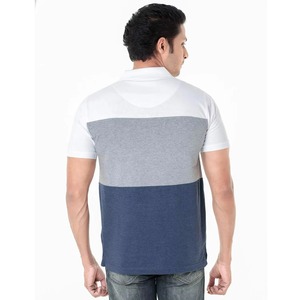 เสื้อโปโลผู้ชายผ้าฝ้าย 100% ขายส่ง ปักโลโก้ตามสั่ง สไตล์ไฮสตรีท ปกคอพับ ฟิตเนสเบาๆ ดีไซน์พัฟ - Product Image 4