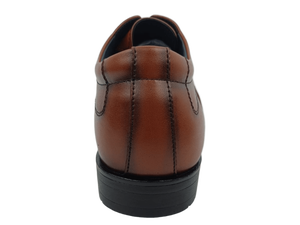 Zapatos Oxford de Vestir para Hombre, Color Marrón, Piel de Oveja, con Cordones, Punta en Pico, para Oficina y Carrera Profesional, Color Sólido, Suela TRP, para Todas las Temporadas - Product Image 3
