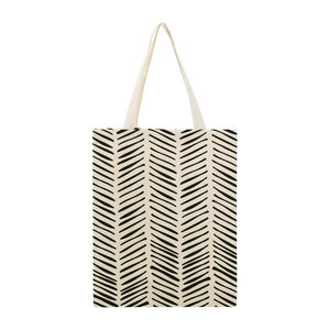 Bolsas de Compras Personalizadas de Lona de Algodón Suave con Impresión de Logotipo en Color Natural, Bolsas de Lona de Algodón Lisas - Product Image 1