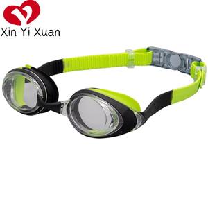 Custom Label Anti-fog Adjustable Silicone Headband <b>Swimming</b> Goggles with Replaceable Nose Clip - Product Image 3