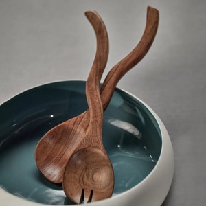Wooden Salad <b>Spoon</b> Set – Natural Wood <b>Serving</b> <b>Spoons</b> for Kitchen, Dining & Eco-Friendly Tableware - Product Image 4