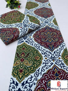 Tissu en popeline de coton Ankara imprimé wax africain de qualité supérieure pour la confection de vêtements et les projets de mode en Tanzanie - Product Image 5