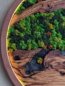Decoración de Madera Inspirada en la Naturaleza, Decoración Ecológica, Pieza Artesanal Hecha a Mano, Diseño de Interiores Orgánico, Estilo Bosque, Hogar de Lujo - Product Image 2