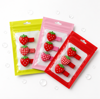 Sachets refermables en Mylar à fermeture éclair, transparents d'un côté, avec dos en Mylar, pour emballage de petits produits cosmétiques anti-odeur