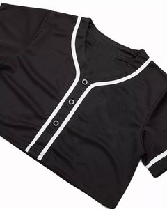 Camiseta de Béisbol Lady Luck, Degradado Rosa y Blanco, Impresión por Transferencia de Calor, 100% Poliéster, Transpirable, Antibacteriana, de Secado Rápido - Product Image 3