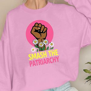 Fist SMASH THE PATRIARCHY sweats pour femmes - Product Image 3