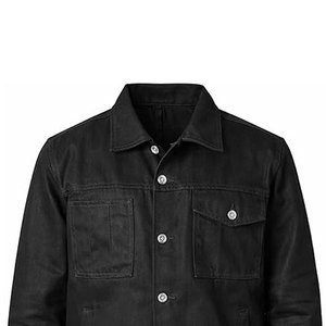 <b>Lightweight</b> Trucker Jean <b>Jacket</b> For Men Stylish Durable Classic Fit Men's <b>Denim</b> <b>Jacket</b> Casual Everyday Wear Comfortable - Product Image 2