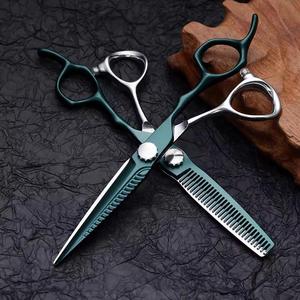 Professional Hairdressing Scissors Stainless Steel 440C Sharp Blade Long Handle Right Handed Plastic Grip Hair Cutting Shears - Product Image 1