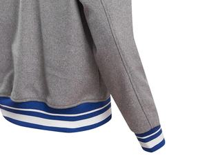 Blouson universitaire en laine 100 % grande taille Hiver 2025 avec poignets côtelés et logo brodé personnalisé – Vente en gros - Product Image 4