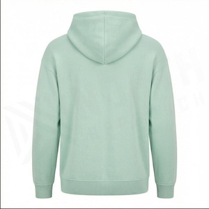 Hoodie surdimensionné élégant pour homme, design vintage délavé avec poche avant, confortable, personnalisable pour l'hiver. - Product Image 2