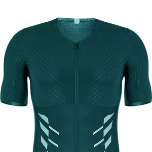 Combinaison de cyclisme sur mesure pour hommes et femmes, ensemble respirant pour le vélo, maillot de cyclisme à manches courtes et short, fabricant OEM - Product Image 2