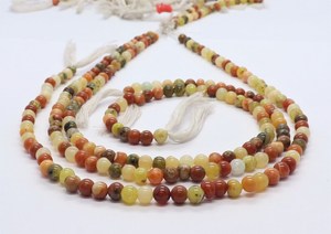 ลูกปัดโอปอลธรรมชาติทรงกลมเรียบ ขนาด 5-6 มม. หลายสี ลูกปัดพลอยโอปอล 14 นิ้ว รูปทรงกลมเรียบเนียน สำหรับทำเครื่องประดับ - Product Image 4