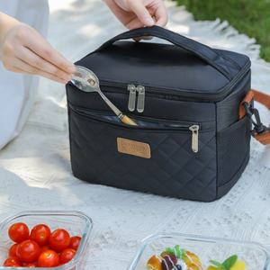 Professional Large Capacity Quilted Insulated Picnic <b>Bag</b> Waterproof Thermal <b>Lunch</b> <b>Bag</b> for Outdoor Travel and Camping - Product Image 1
