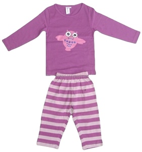 Conjunto de Trajes de Bebé y Niño Ecológico Unisex, Pijamas Informales de Manga Larga, 2 Piezas, Ropa para Niños PARA LA Temporada de Primavera - Product Image 1