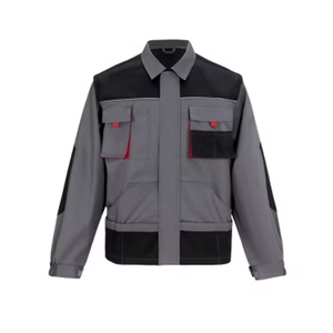 OEM Protective Industrial Workwear Clothes Heavy Duty Durable Multi Pocket Reinforce Elbow Zip Up Safety <b>Jacket</b> Mechanical Coat - Product Image 6