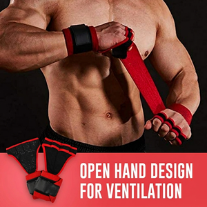 Gants de fitness unisexes pour la musculation, la musculation en salle de sport, les entraînements, avec sangles de maintien personnalisées, résistants à l'usure, supports de poignet en néoprène - Product Image 5