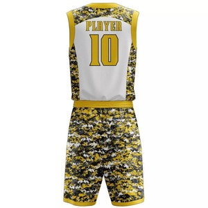 Maillot de basket-ball réversible de haute qualité Uniformes de basket-ball pas chers Uniformes sportifs personnalisés - Product Image 3