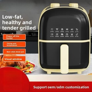 ODM/OEM LOGO <b>Air</b> <b>Fryer</b> 3L <b>Digital</b> Control PTFE Non-Stick Round Multifunction Household Electric Cooking Appliance - Product Image 2