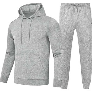 Wholesale Men Set Men Custom Street Wear Stack <b>tracksuit</b> for man, 100% cotton track Suits - Product Image 1