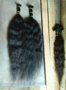 Lots de Cheveux Naturels Indiens Bruts Bouclés de Qualité Supérieure 12A, 100% Cheveux Humains, Vente en Gros, Noir Naturel, Longueurs de 8 à 40 Pouces - Product Image 2