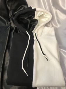 Custom Logo Pullover Silk Lined <b>Hoodies</b> Unisex - Product Image 3