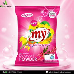 Rose Fragrance OEM Laundry Detergent Powder | High Foam Ultra White <b>Clothes</b> Cleaner | Strong Stain Remover Bulk Export Quality - Product Image 1