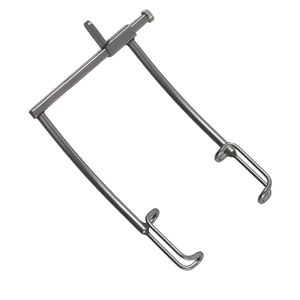 Espéculo Ocular de Acero Inoxidable con Tornillo de Bloqueo, 10 mm de Largo x 7 mm de Profundidad, Instrumento Quirúrgico Oftálmico, Retractor para Cuidado Ocular - Product Image 2