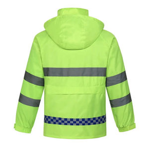 Camisa de Seguridad de Alta Visibilidad, Resistente al Agua, de Algodón y Poliéster, Manga Larga, Reflectante, Uniforme de Trabajo de Alta Calidad, OEM - Product Image 3