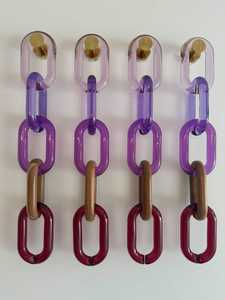 Cadena Decorativa de Resina Hecha a Mano para Pared, Eslabones Decorativos Colgantes para Decoración de Interiores de Sala de Estar, Precio Bajo - Product Image 6