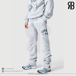 Sudadera con Capucha Rubabull Personalizada para Hombre, Gris, de Forro Polar, con Gráfico Impreso en 3D, Estilo Casual Urbano para Marcas - Product Image 5
