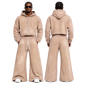 Survêtement épais à marque privée 500 GSM en molleton brossé – Marques de mode USA - Product Image 4