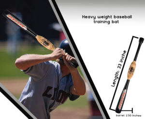Batte de baseball et de softball noire de 33 pouces / 41 oz, poids lourd, à deux mains, en bois d'érable massif de qualité professionnelle pour améliorer la force, par NAQQASH SP - Product Image 3