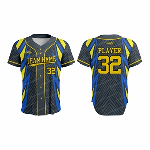 Camiseta de Béisbol Sublimada Personalizada con Nombre del Equipo, Secado Rápido, Poliéster, Unisex, Manga Corta, Todas las Temporadas, Corte Regular - Product Image 4