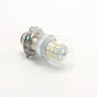 Ampoule LED RP30 P15D-25-3 6V-12V DC Universelle 3W Double Contact Faisceau Haut et Bas pour Phare de Moto Vintage et Feu de Position