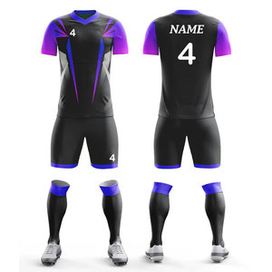 Uniforme de Fútbol Personalizado Multicolor para Niños y Jóvenes, de Secado Rápido, para Equipos, Material de Poliéster/Spandex de Alta Calidad - Product Image 4