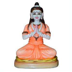 Statue en marbre de Parvati |   Idole de Parvati Mata en marbre pour temple – Maliyas - Product Image 1