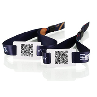 Prix d'usine 213 215 216 Bracelet RFID tissé pour événements, concerts, festivals et cartes d'accès pour enfants